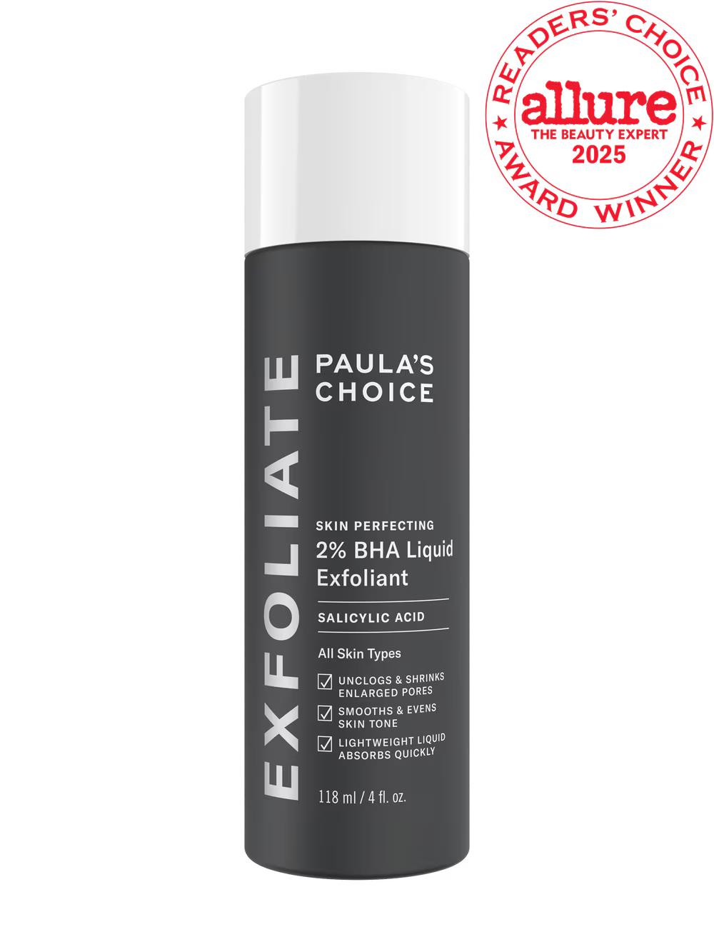 Paulas Choice--SKIN PERFECTING 2% BHA Liquid Salicylic Acid Exfoliant--Facial Ex